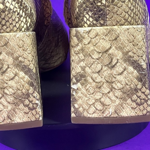 Sam‎ Edelman Women's Tan Snake Print DaRuby Ankle Bootie Shoe Size 5.5-NEW - Picture 5 of 11